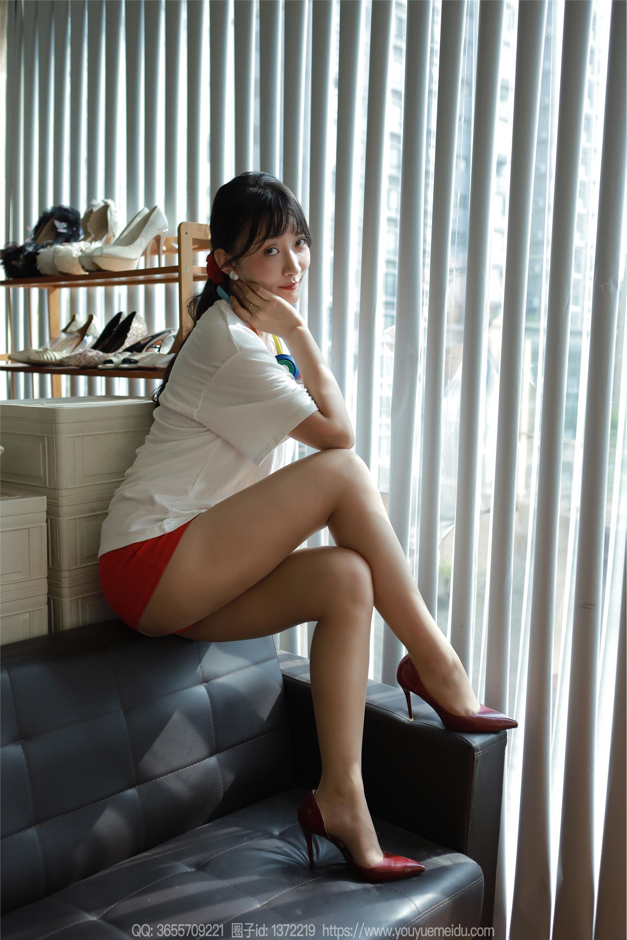 IESS异思趣向  2024.08.20 丝享家 1826 秋秋《白T红裙》